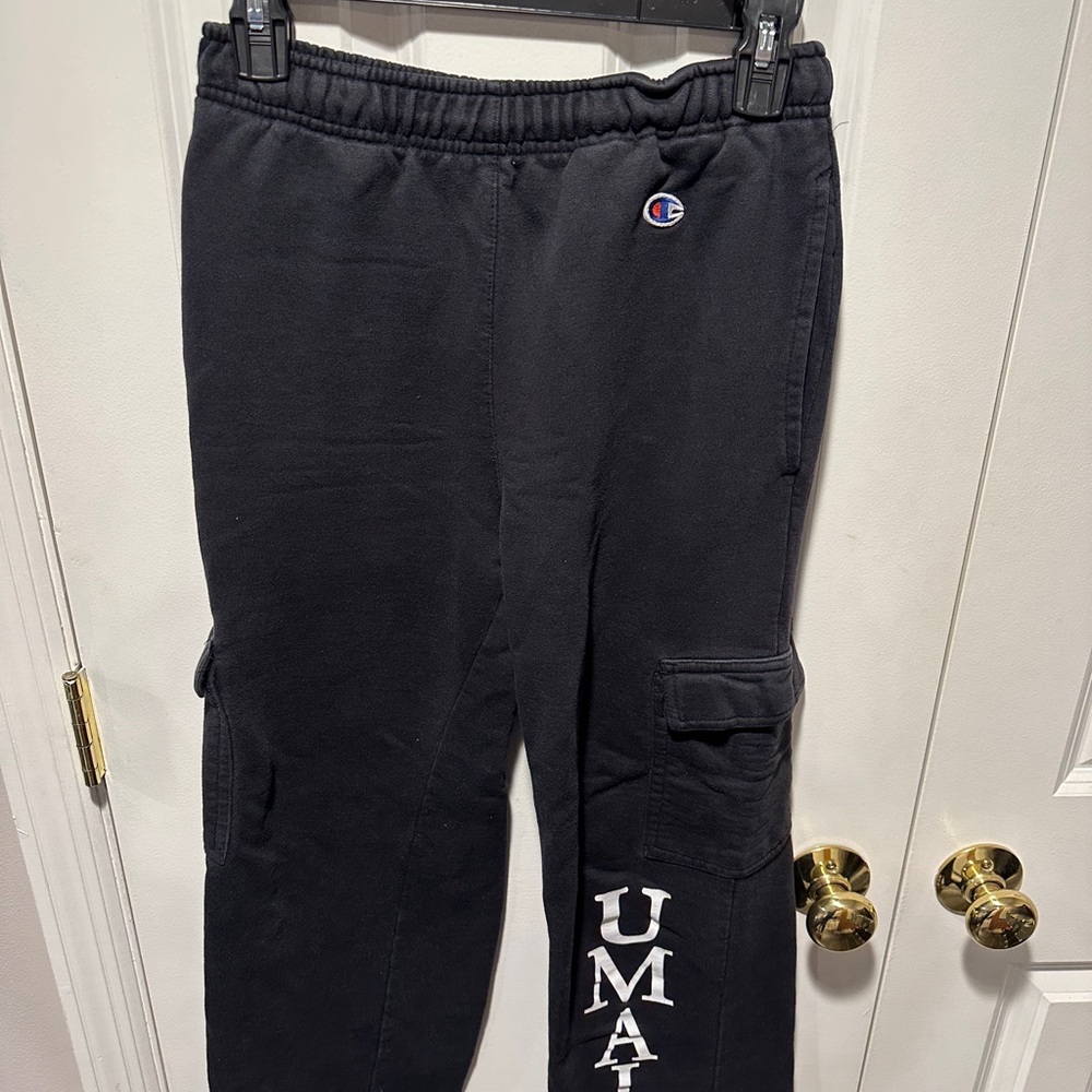 Champion UMaine Hockey Black Cargo Sweatpants